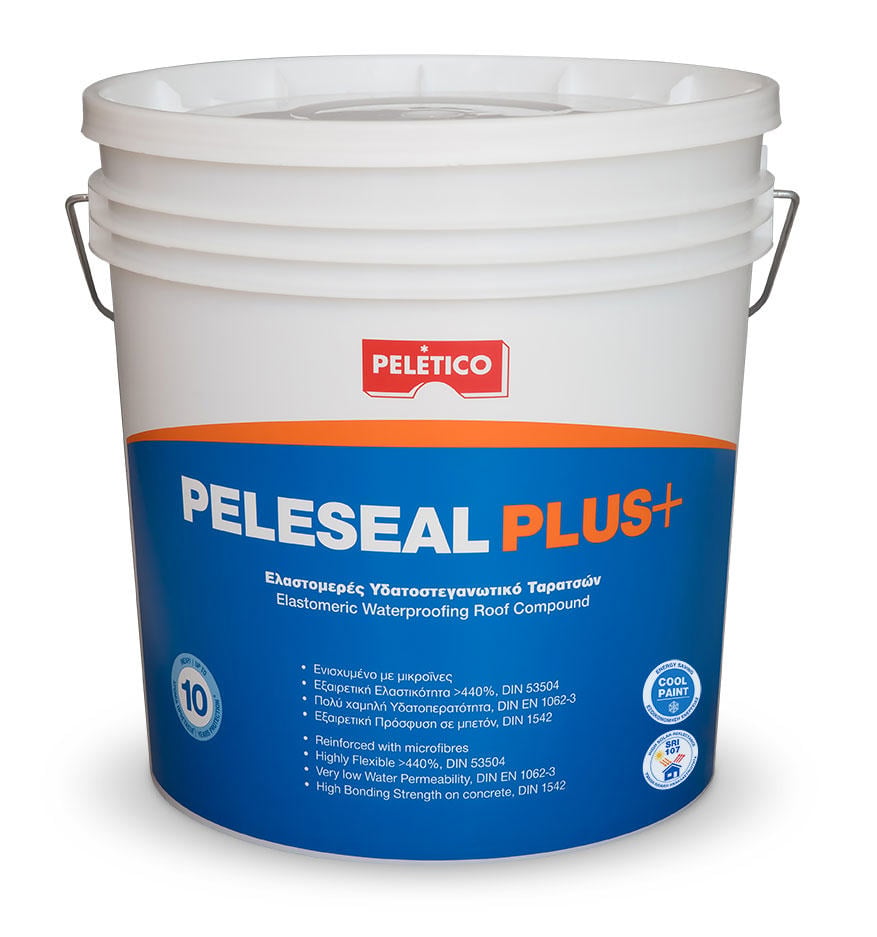 Peleseal Plus+® Elastomerik Su Yalıtımlı Çatı Boyası Beyaz 5L
