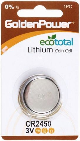 Golden Power 3V Lityum Düğme Pil Cr2450