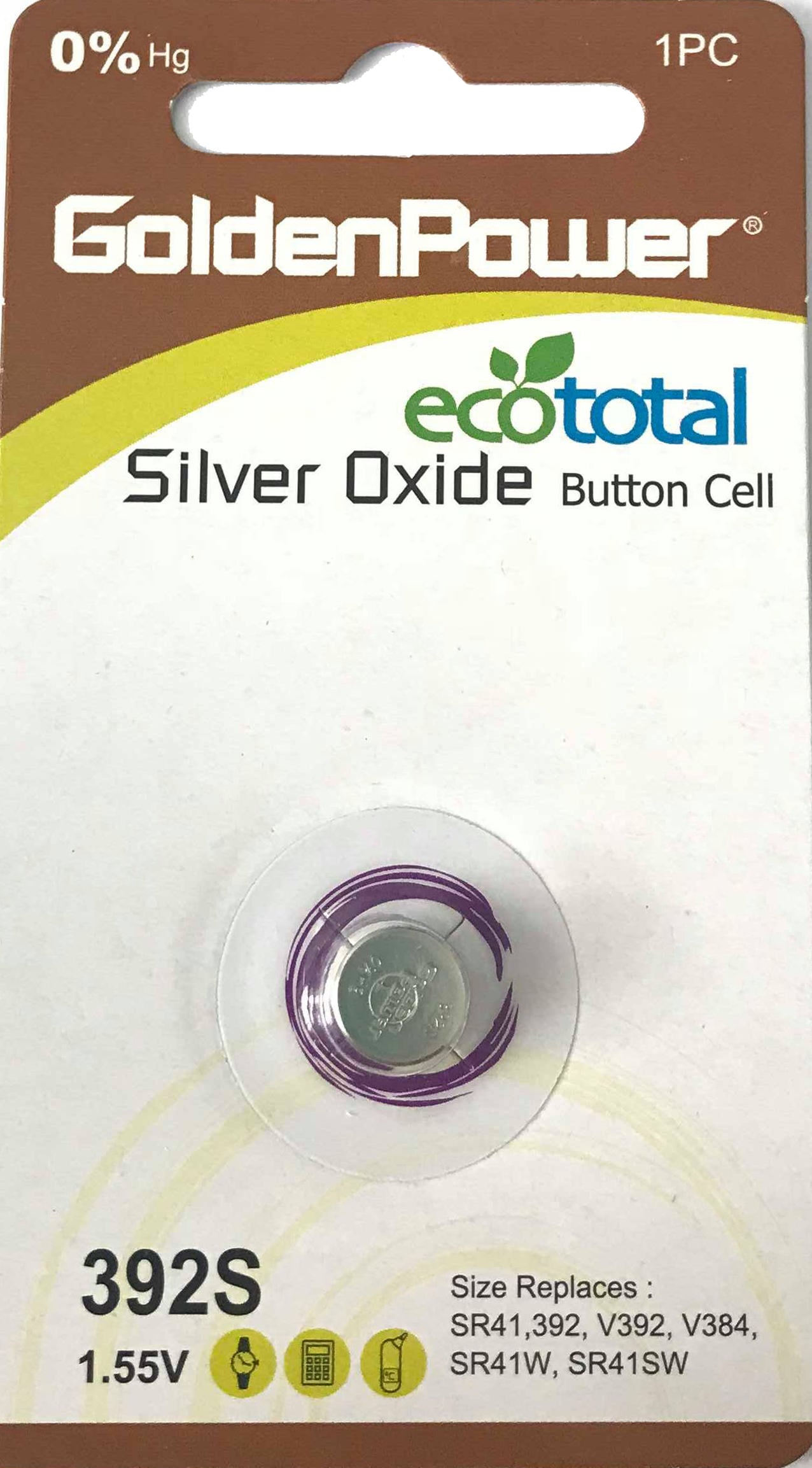 Golden Power 1.55V Gümüş Oksit Sr41