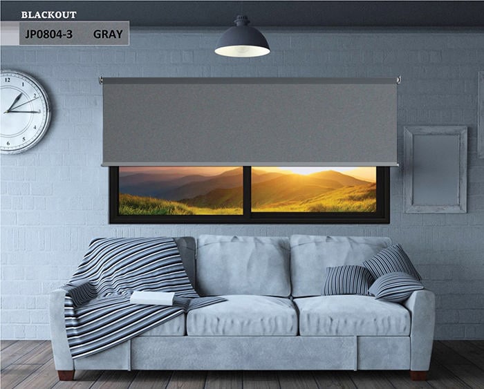 Stor Perde Karartmalı Gri 120X270Cm