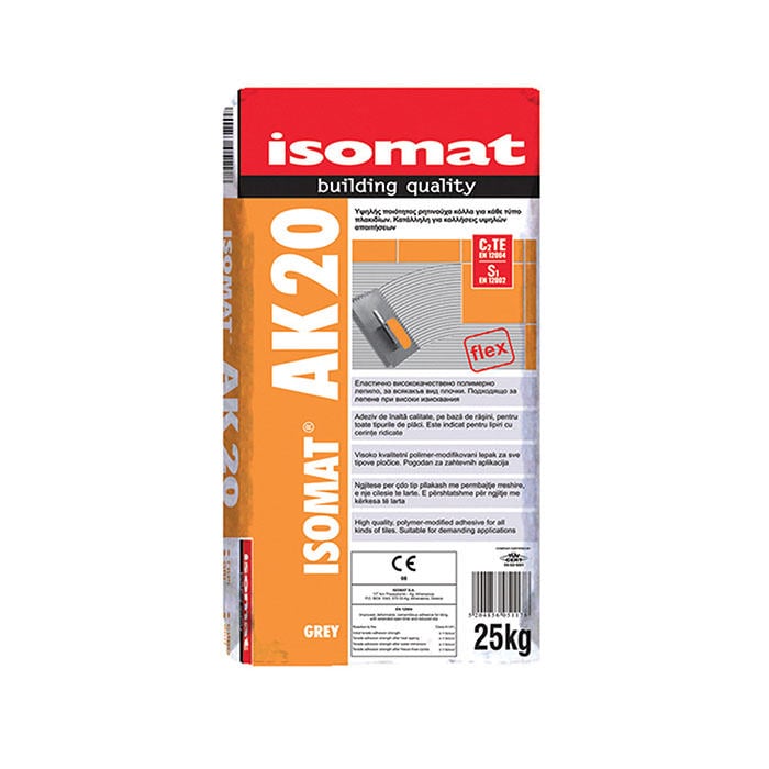 Isomat Ak-20 Seramik Yapıştırıcısı Beyaz 25Kg