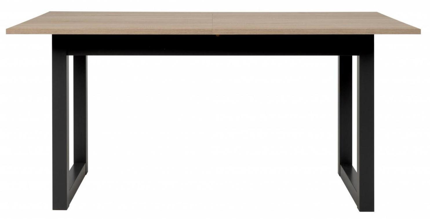 Finori 2946 Denver Uzatılabilir Masa 160-200Cm - Siyah/Meşe