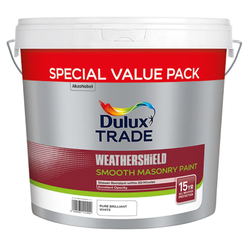 Dulux Weathershield Pürüzsüz Duvar Boyası Beyaz 11L