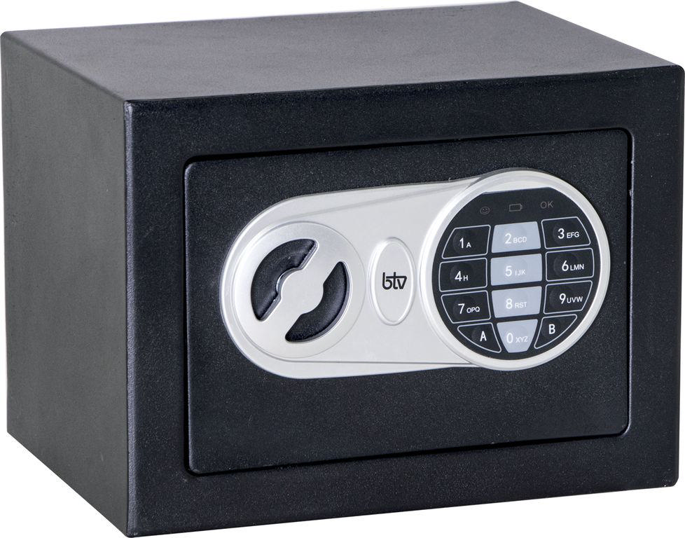 Btv 42-11131 Mini Kasa Safe Box 170X230X170Mm 2.6Kg