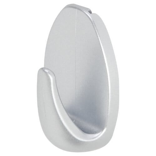 Tesa 3'lü Set Küçük Oval Gümüş Kancalar
