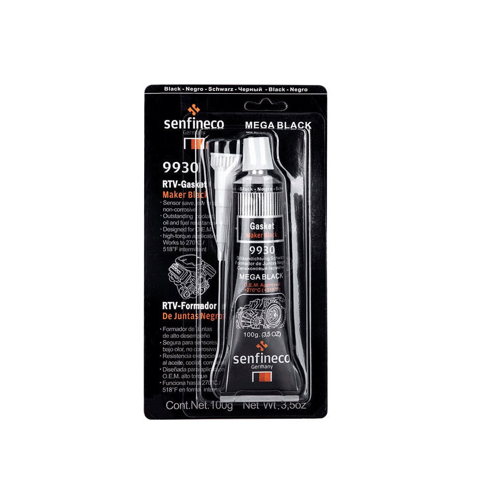 Senfineco Rtv Conta Yapıştırıcı Silikon (9930) Siyah 100Gr