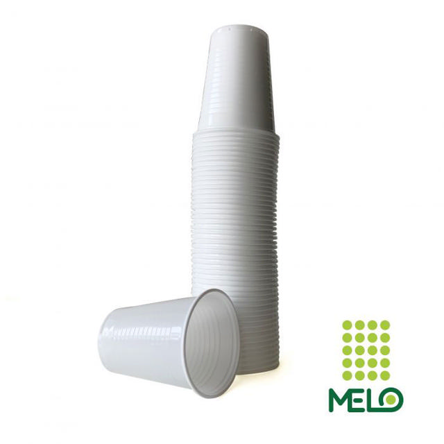 Plastik Bardak 200Ml Beyaz 100Adet