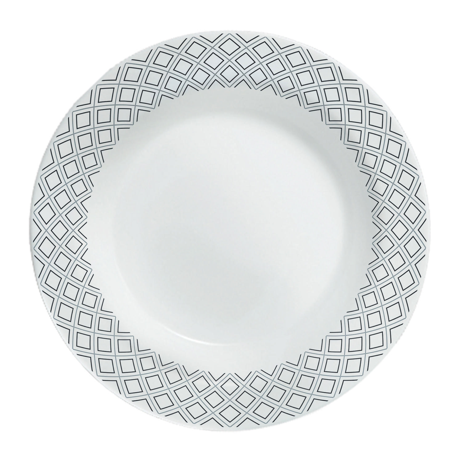 Larah Çorba Tabağı 22Cm Siyah/Gri Con
