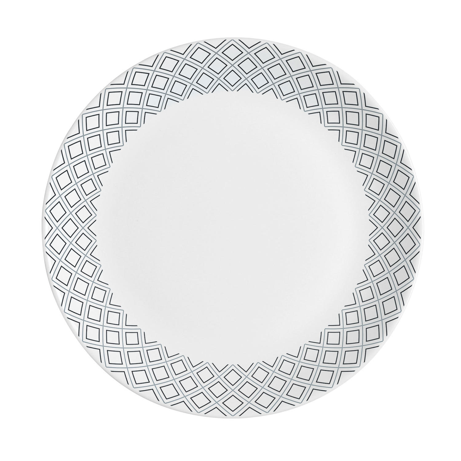 Larah Tatlı Tabağı 19Cm Siyah/Gri