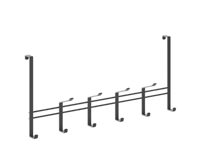 Metaltex O-T-D Bar 6 Kancalı Gri