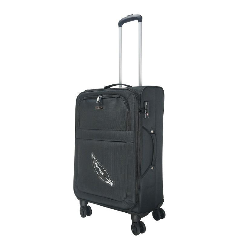 Pack&Go Yumuşak Kabin Genişletilebilir Valiz 24 İnç Siyah