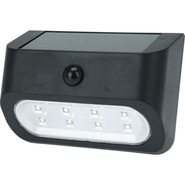 Güneş Enerjili Duvar Lambası 13X9Cm - Siyah