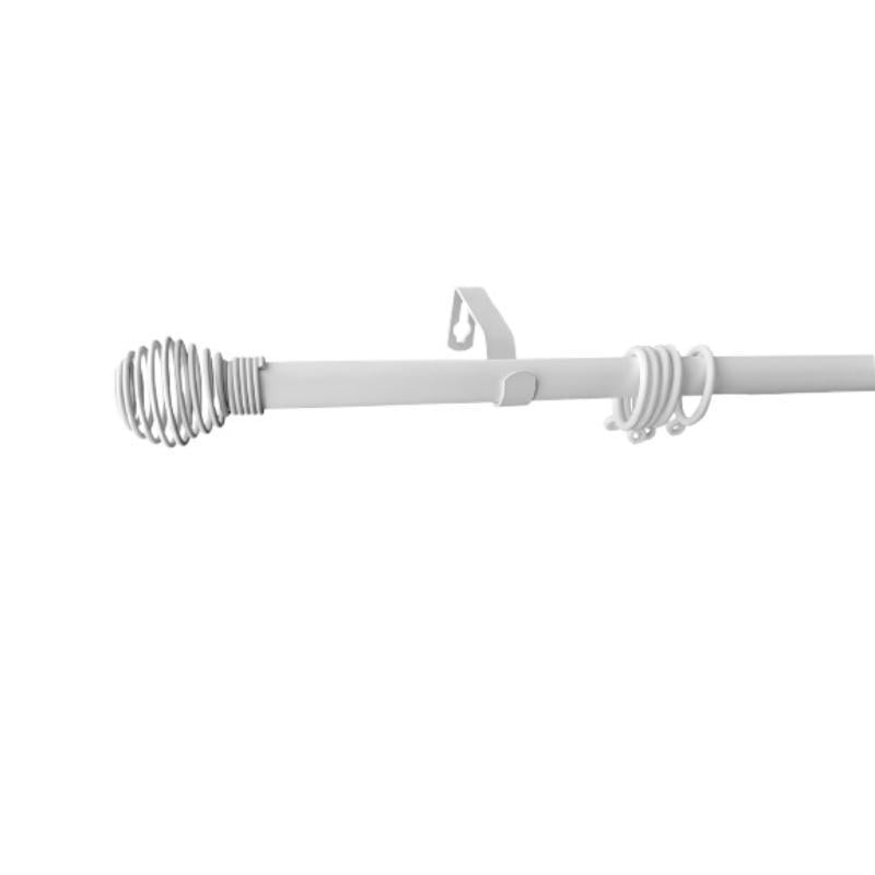Florence Uzatılabilir Perde Rayı 16/19Mm 120-210Cm - Beyaz