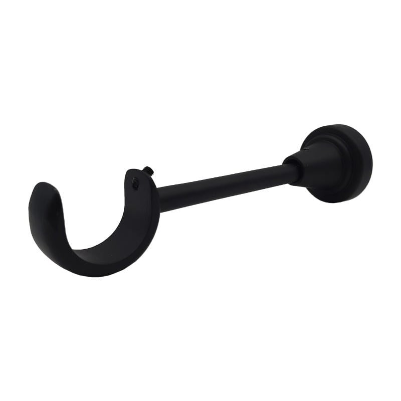 Centralhome Rod Base F28Mm 2Pcs - Mat Siyah