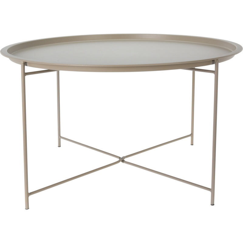 Yuvarlak Masa 75X42Cm - Taupe