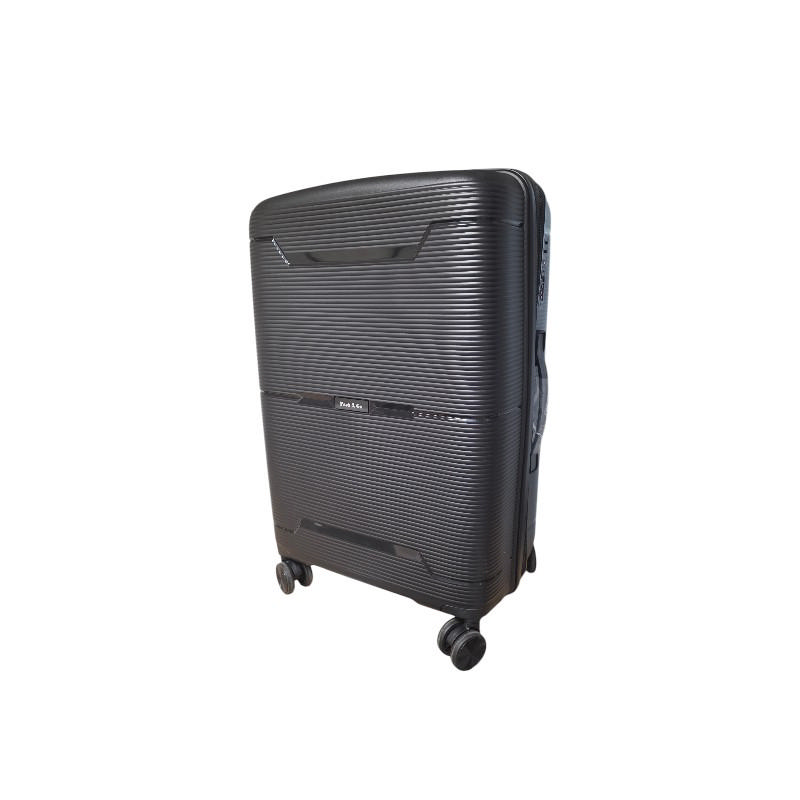 Pack&Go Luggage Pp 24" Genişletilebilir Spinner Valiz 27X45X66Cm - Siyah