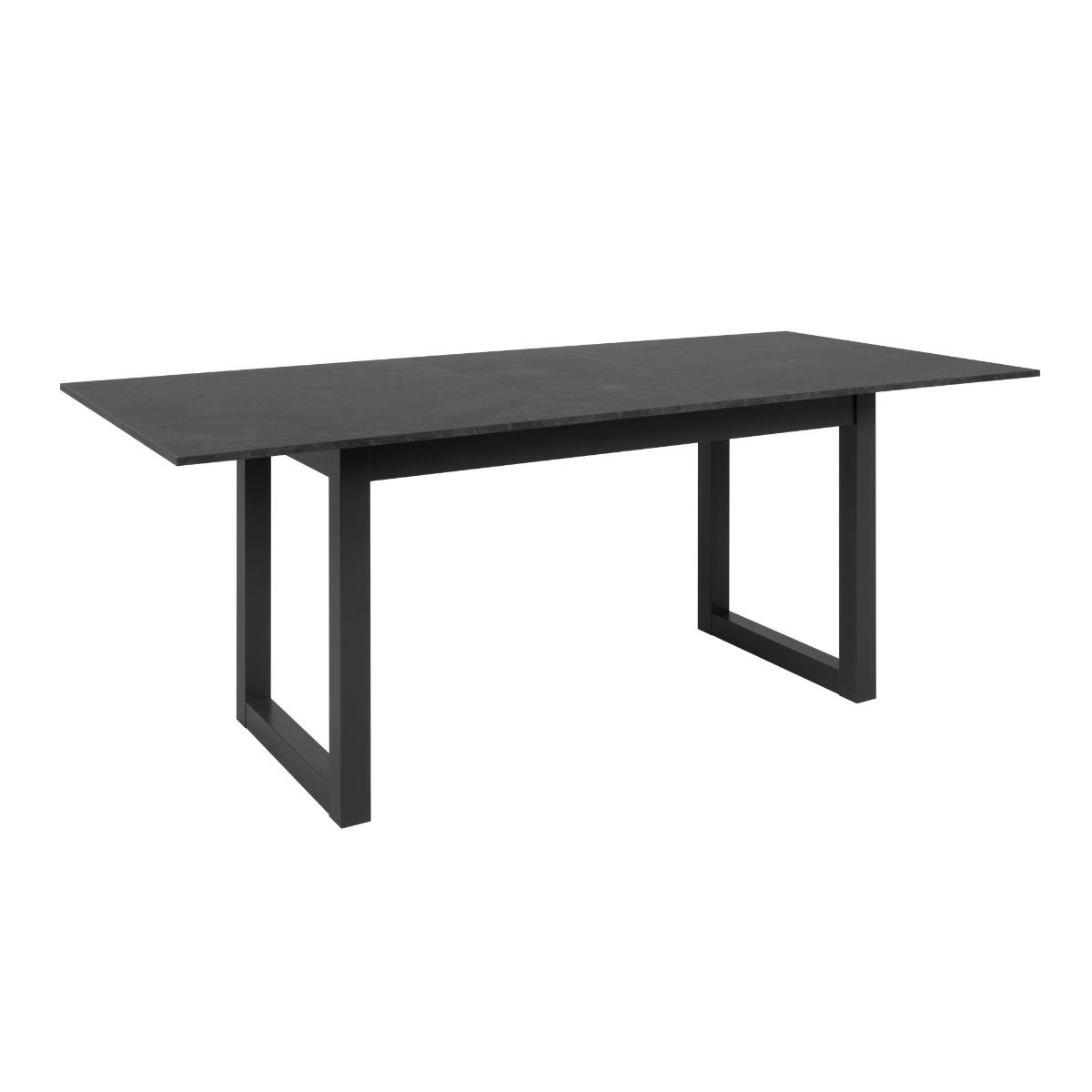 Finori Austin 80A Uzatılabilir Masa 160-200X90X75Cm - Koyu Arduvaz/Antrasit