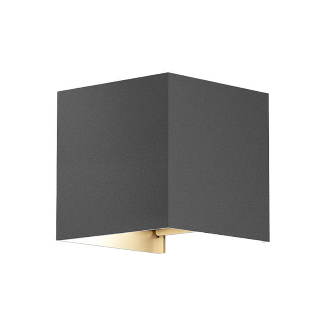 Braytron 1Xg9 (Max.10W) Duvar Lambası Alüminyum Koyu Gri Ip54 L100Xw100Xh100Mm