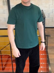 Regular Fit Basic Haki Tişört