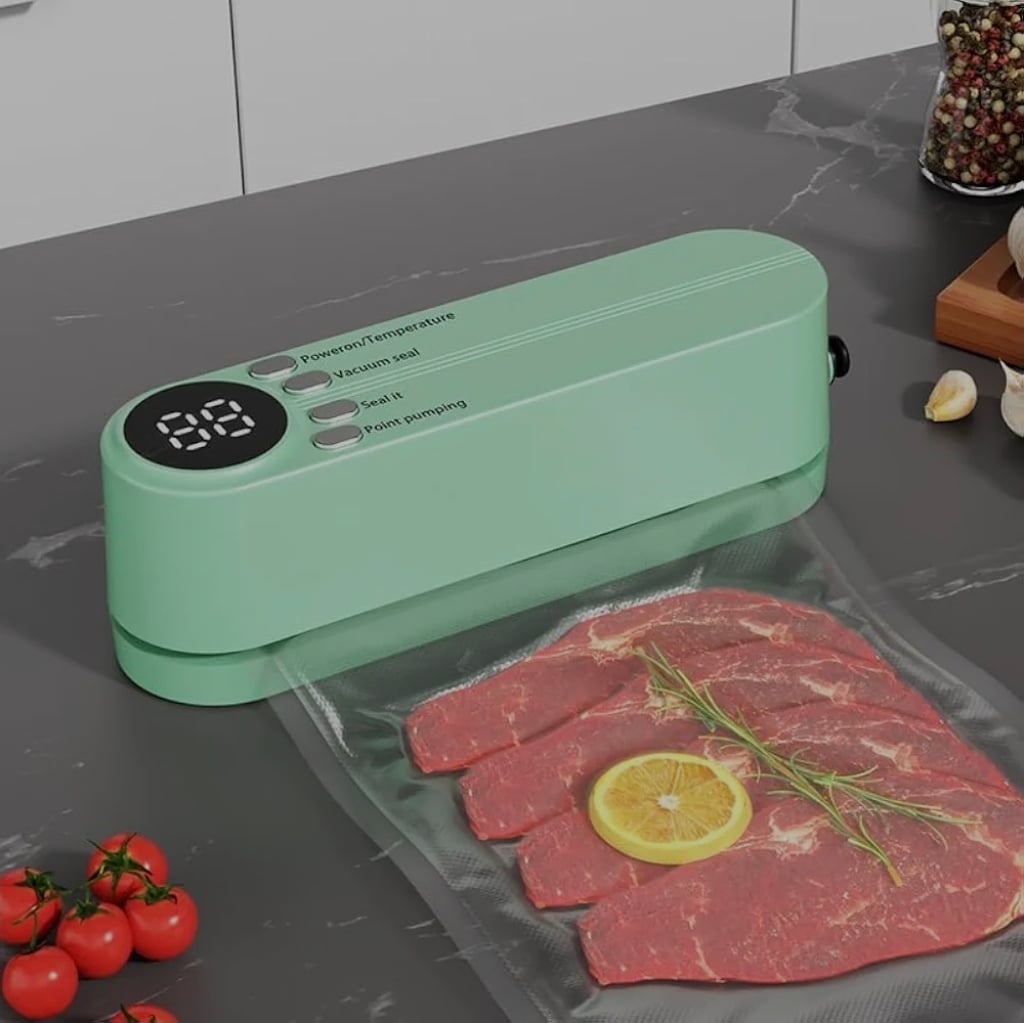 Freshsave Çok Fonksiyonlu Vakum Aleti (100 Adet 20x12cm Vakum Paketi Hediyeli)