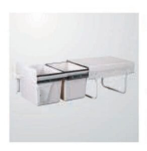 Çöp Kovası Raylı Dolap İçi Gri 40 Litre 34cmx49cmx43cm