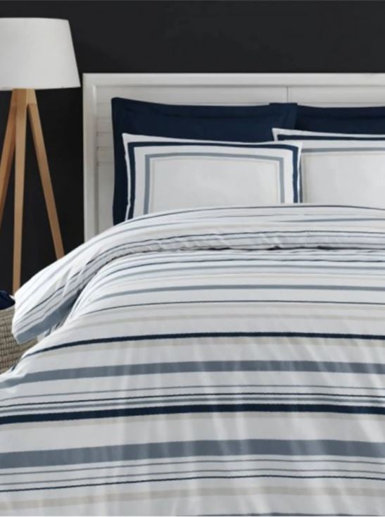 160x220 Luxart Nevresim Takımı Edna Denim