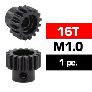 HSS ÇELİK M1.0 PINYON DİŞLİ 16T / 5.0MM DELİK