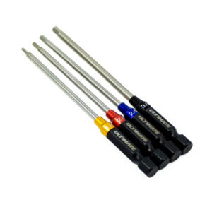 GÜÇ ALETİ HEX UÇ SETİ w/ ID YÜZÜK 1.5/2.0/2.5/3.0mm x98mm