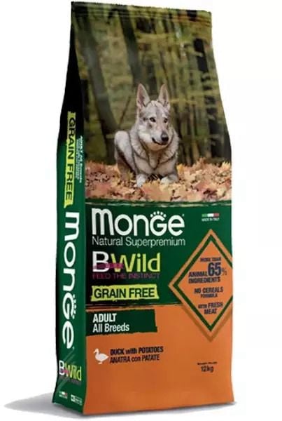 Monge Bw Grain Free Duck Potato Adult 12Kg Köpek Kuru Maması