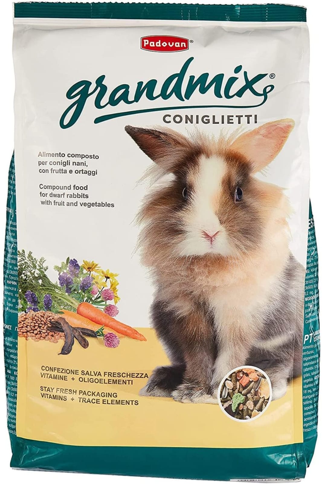 Padovan Grandmix Coniglietti 3Kg Kemirgen Yemleri