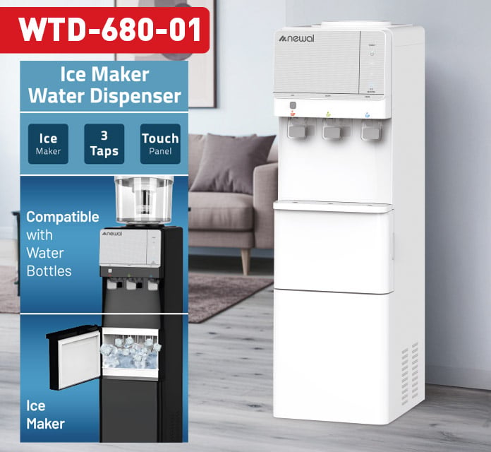 WTD680/1 Newal Su Sebili & Buz Makinesi