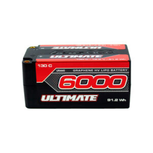 ULTIMATE GRAPHENE HV LiPo BATARYA SHORTY 15.2v. 6000mAh 130C 5mm TÜPLER