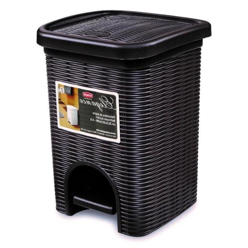 Stefanplast Elegance Banyo Çöp Kovası 6L - Mocha