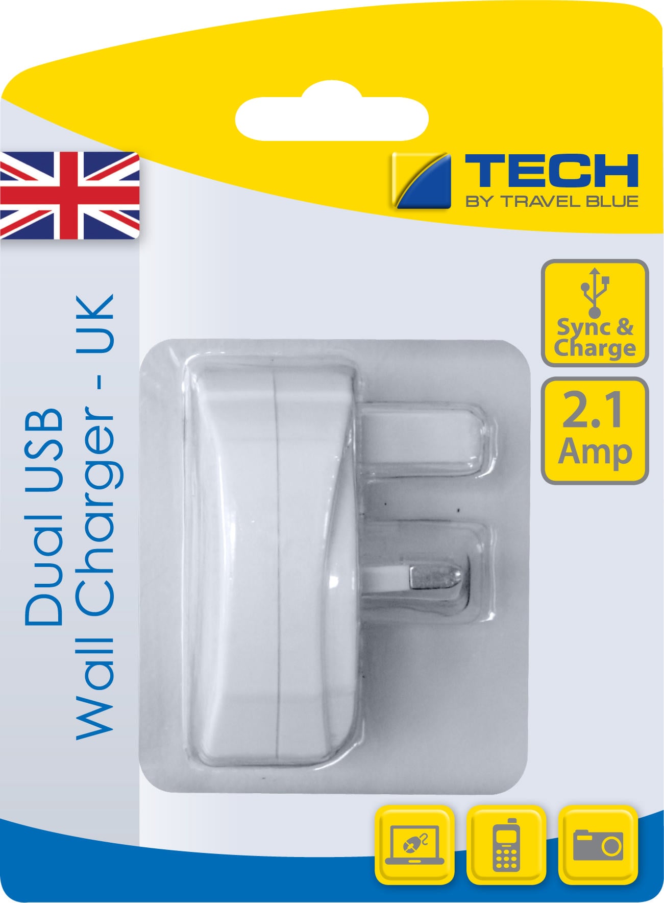 Travel Blue Çift USB Şarj Cihazı UK/CY