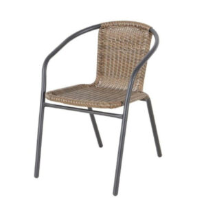 Tina Sandalye Rattan - gri/kahverengi