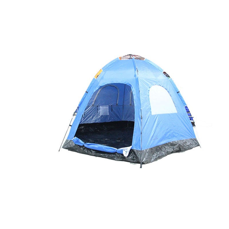 Camp & Go Denali Otomatik Çadır 6 Kişilik 340X340X190Cm - Mavi