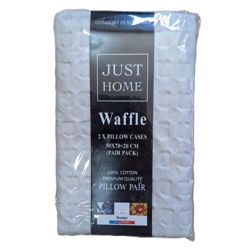Waffle Yastık Kılıfı İkili Set 50X70Cm - Karışık Renkler
