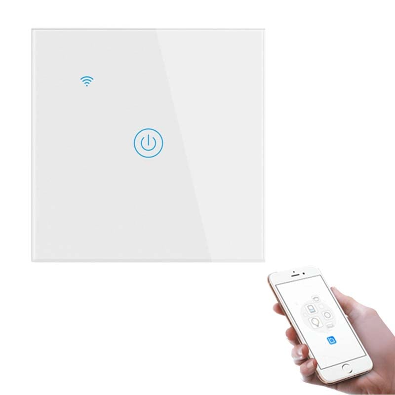 Sunlight Smart Tekli Tek Yönlü Anahtar (Açık/Kapalı) 10Amper Yük (200W) Wifi Tuya Uygulama