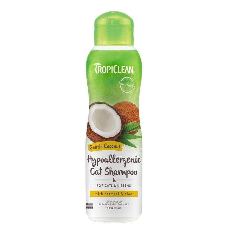 Tropiclean Hypoallergenic Kedi Şampuanı Hindistan Cevizi 355Ml