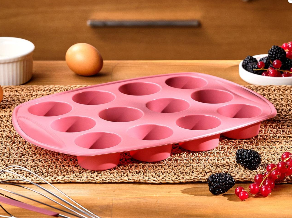 Emsan Silikon Muffin Kalıbı Pembe