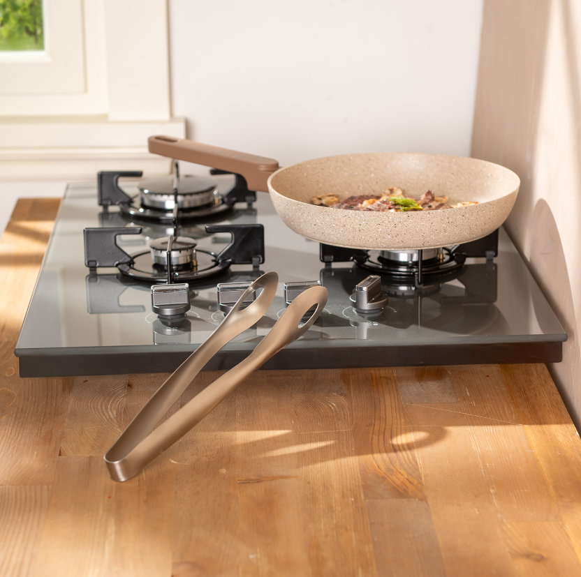 Emsan Rustik Maşa Büyük, Inox 25cm