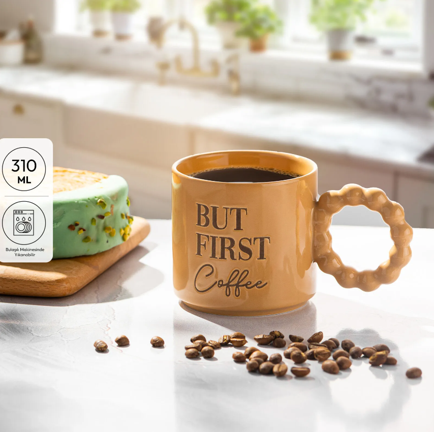 Emsan But Fırst Coffee Krem Rengi Kupa