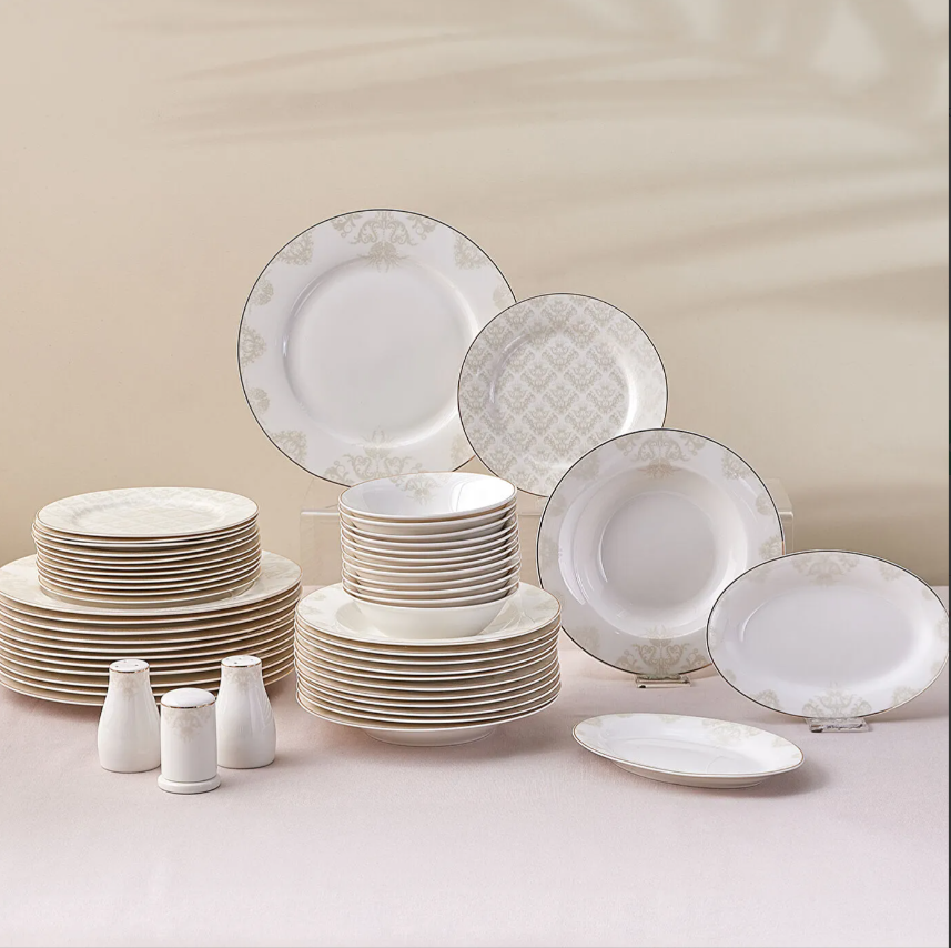 Emsan Elegance Bone Sıena 53 Prç Y, Gold