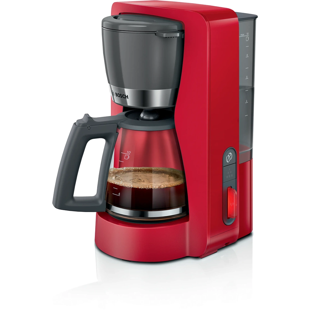 Bosch Tka4m234 Filtre Kahve Makinesi Cam Hazneli 1.25l Kırmızı