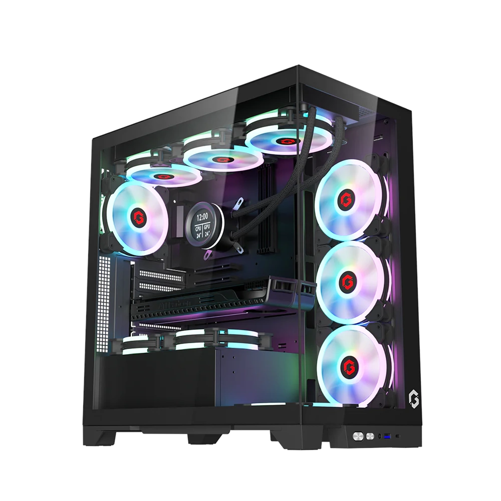 Gameon Go-emperorıv-m Midnight Serisi Mid Tower Oyuncu Kasası Siyah