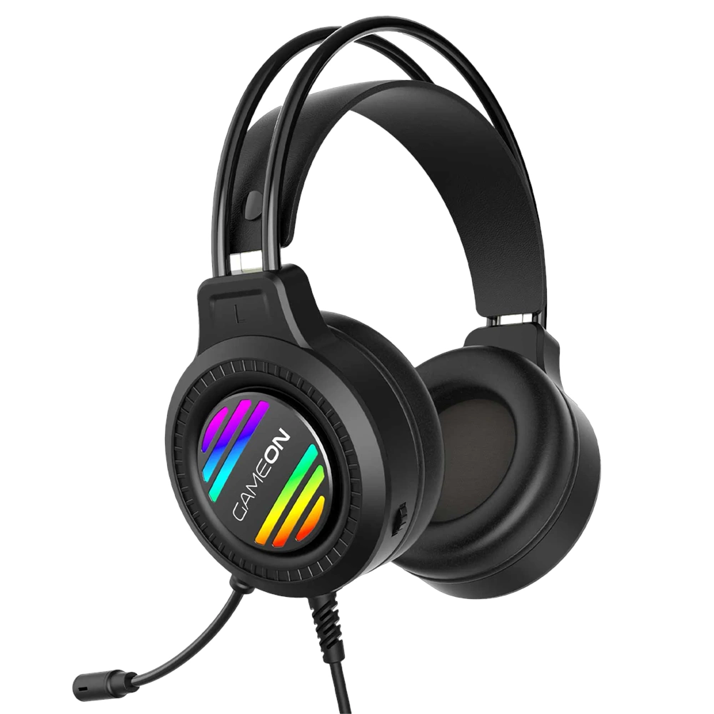 Gameon Got100 Ravenstrike Rgb Usbe 3.5mm Oyuncu Kulaklığı Siyah