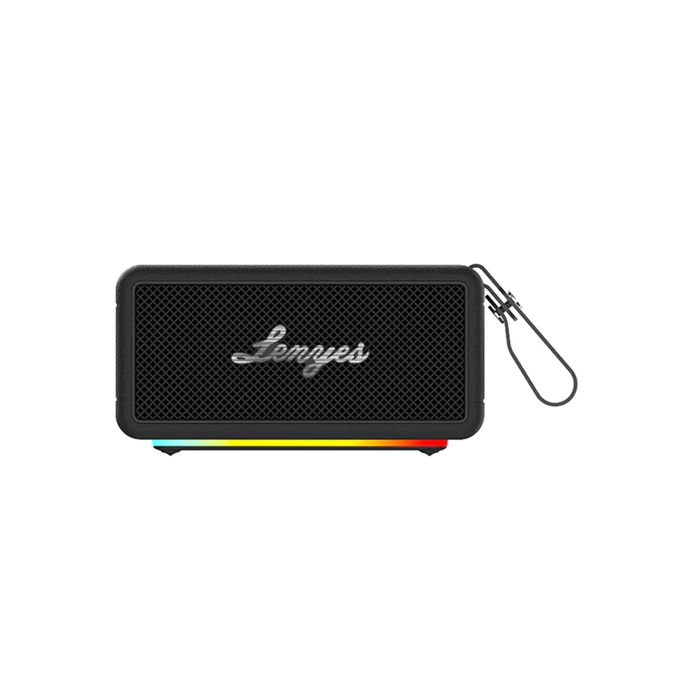 Lenyes S875 Elegance Serisi Rgb Işıklı Tws Bluetooth Hoparlör Siyah