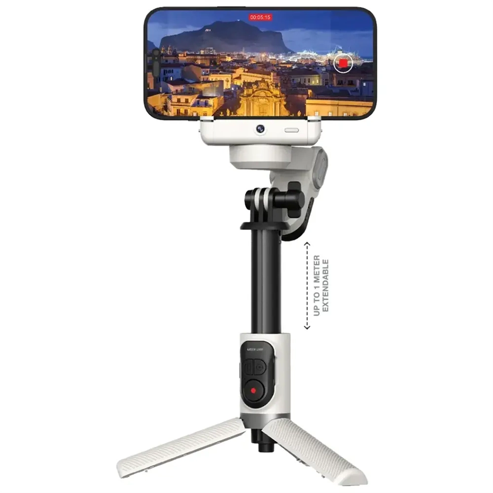 Green Lion Palermo Kumandalı Gimbal Tripod Standı - Beyaz Gnpalxv4gmlwh