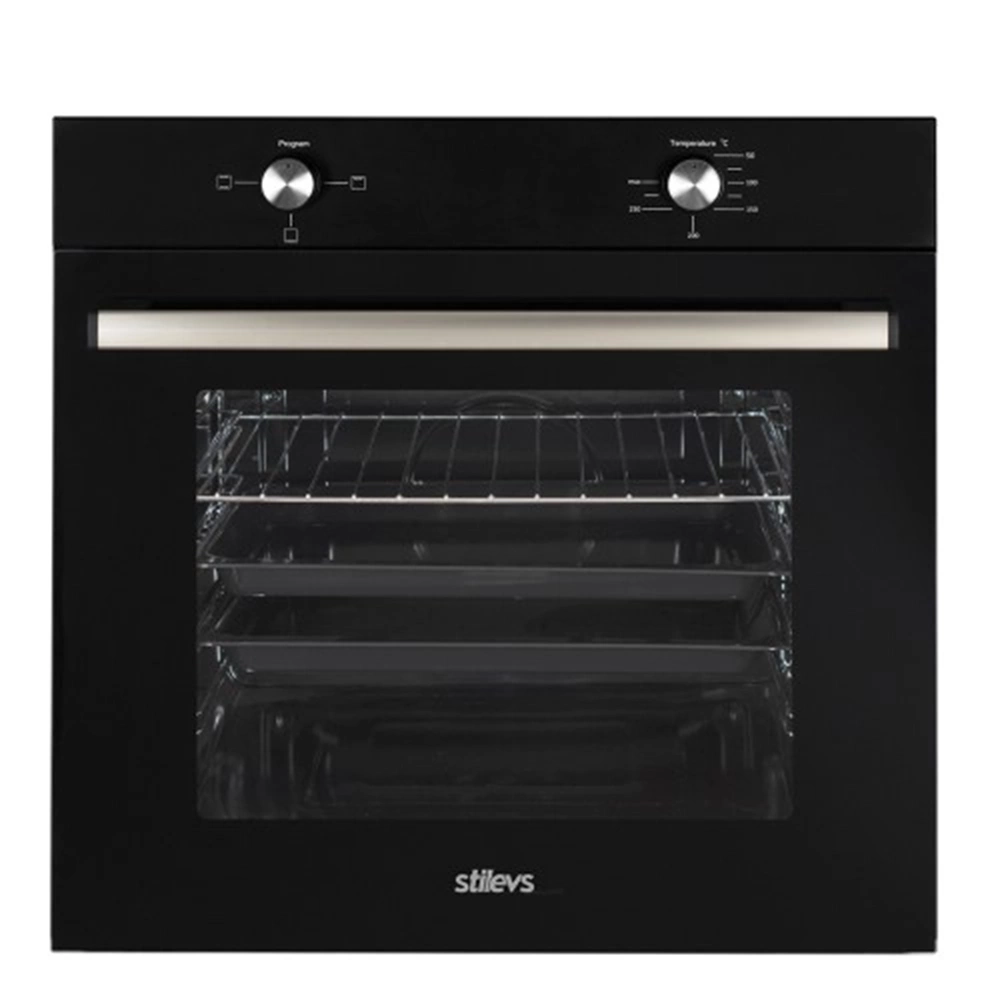 Stilevs St-af-608 75 Litre Siyah Ankastre Fırın