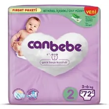 Canbebe Jumbo 3-6KG Bebebk Bezi No 2